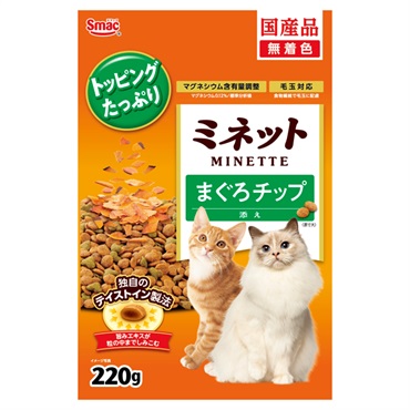 ミネット まぐろチップ添え 220g MINETTE スマック