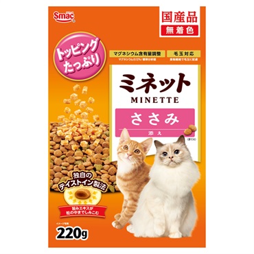ミネット ささみ添え 220g MINETTE スマック