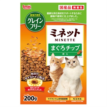 ミネット グレインフリー まぐろチップ添え 200g MINETTE スマック