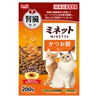 ミネット 腎臓ケア かつお節添え 200g MINETTE スマック(200g)