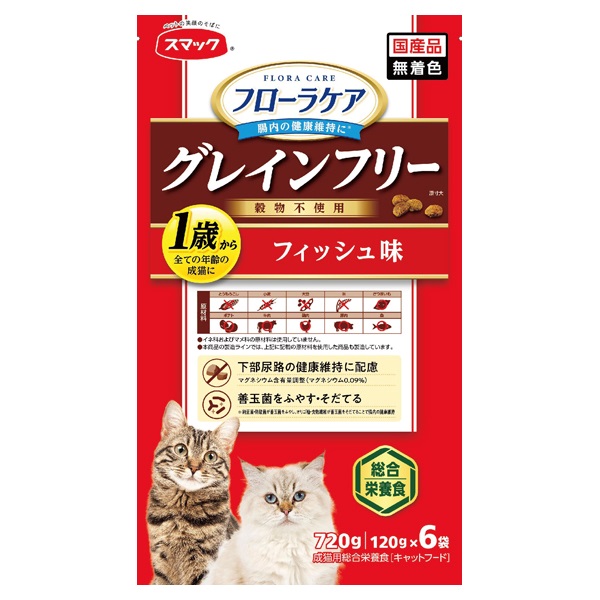 フローラケアCAT 避妊・去勢猫用 フィッシュ味 1.8kg スマック
