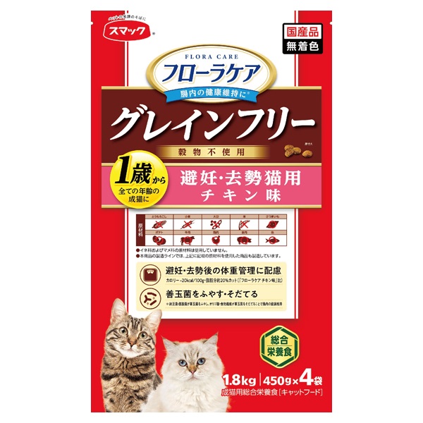 フローラケアCAT フィッシュ味 1.8kg スマック | イオンスタイル
