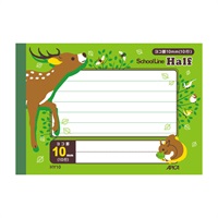 スクールキッズ ハーフノート126×179mm タテ罫12行 B6 | イオン