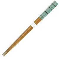 アオバ　若狭塗箸　琴の音　　食洗機対応　22.5cm(ライトグリーン)