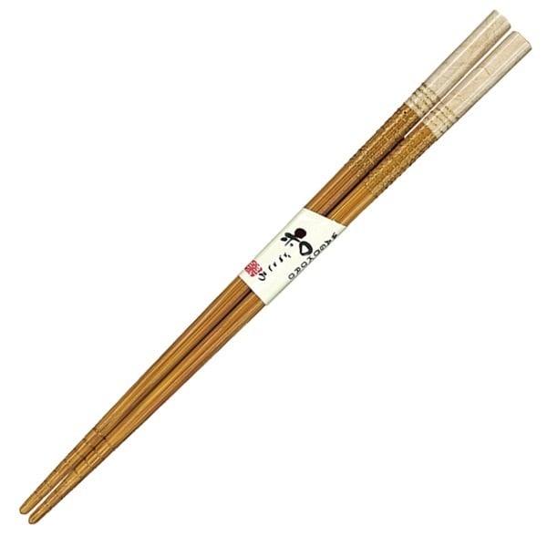 アオバ　若狭塗箸　すす竹　カノン　食洗機対応(ベージュ/21.0cm)