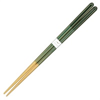 アオバ　若狭塗箸　木の実　抗菌食洗機対応　23.0cm(青)