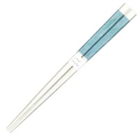 アオバ　若狭塗箸　ピュア　食洗機対応　18.0cm(ライトブルー)