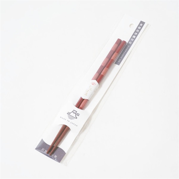 食洗箸　とんぼ玉　光石(レッド-21cm)
