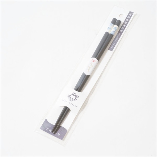 食洗箸　とんぼ玉　恋うさぎ(ブルー-23cm)