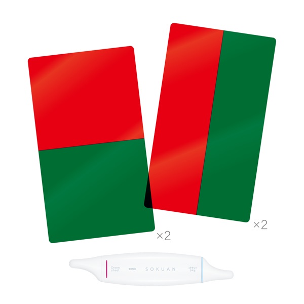 速暗！2色で引いて覚える 暗記用ペン&4枚シートセット | イオン