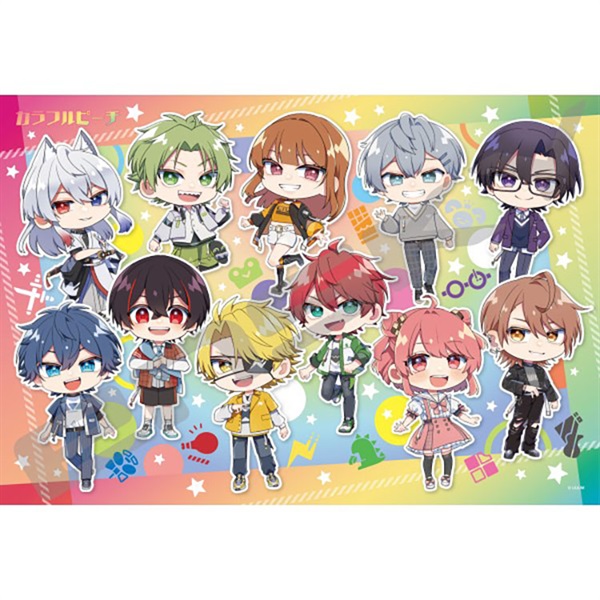 カラフルピーチ 108 カラフルピーチホロキラ2 108ピース (完成サイズ