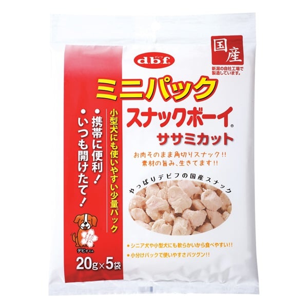 ミニパック スナックボーイ ササミカット 100g デビフ d.b.f デビフペット(100g)