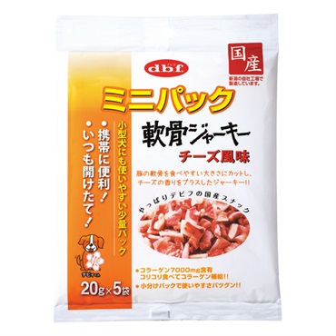 ミニパック 軟骨ジャーキー チーズ風味 100g デビフ d.b.f デビフペット