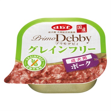プリモデビィ グレインフリー 成犬用 ポーク 95g デビフ d.b.f デビフペット