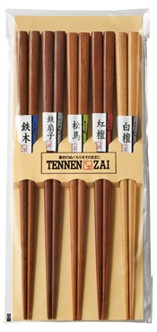 客用箸　木箸BC　5膳組