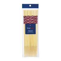 客用箸 紅格子(5膳1セット)