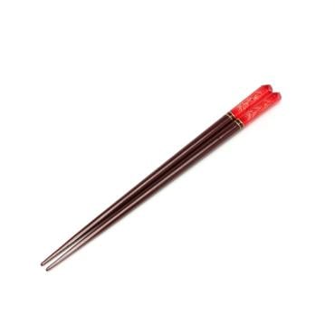 アクリア切子松葉　赤　２１．５ｃｍ