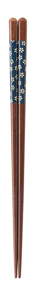 イシダ　食洗機対応　箸　桜(ブルー23cm)