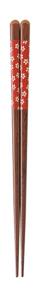 イシダ　食洗機対応　箸　桜(レッド20.5cm)