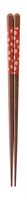 イシダ　食洗機対応　箸　桜(レッド20.5cm)