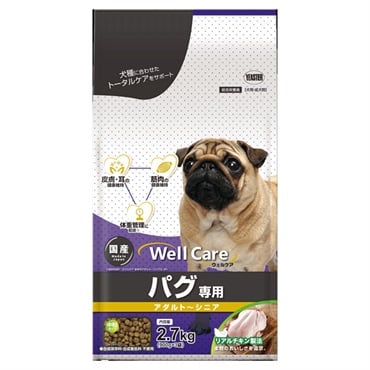 ウェルケア パグ専用 アダルト～シニア 2.7kg Well Care イースター