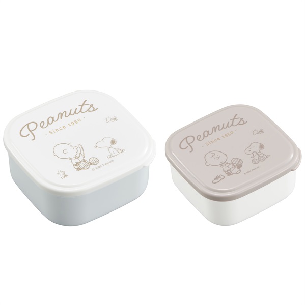 PEANUTS シール容器2Pセット スヌーピー | イオンスタイル