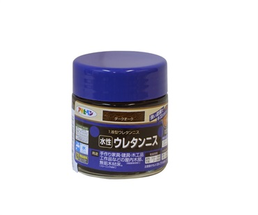アサヒペン　水性　ウレタンニス　１００ml(ダークオーク)