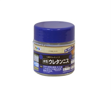 アサヒペン　水性　ウレタンニス　１００ml(ツヤ消しクリヤ)