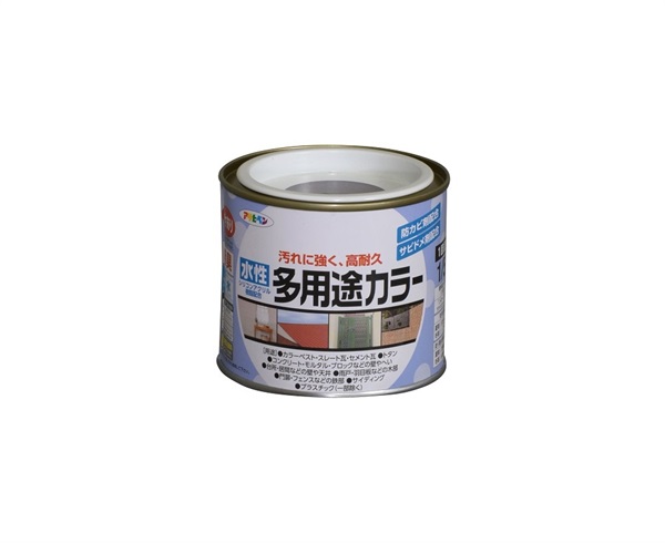 アサヒペン　水性　多用途カラー　１／５Ｌ(チョコレート色)
