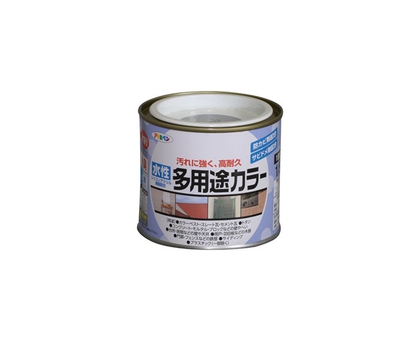 アサヒペン　水性　多用途カラー　１／５Ｌ(グレー)