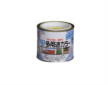 アサヒペン　水性　多用途カラー　１／５Ｌ(黄色)