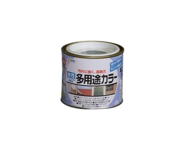 アサヒペン　水性　多用途カラー　１／５Ｌ(緑)