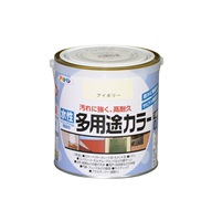 アサヒペン　水性　多用途カラー　0.7L　ペンキ　DIY　塗装(アイボリー)
