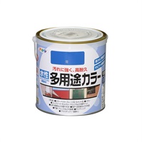 アサヒペン　水性　多用途カラー　0.7L　ペンキ　DIY　塗装(青)