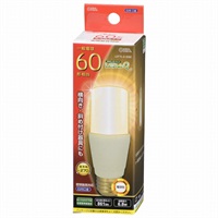 オーム電機　LED電球 T形 E26 60形相当 電球色　OHM(60形相当-電球色)