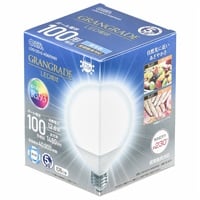 オーム電機　GRANGRADE-ボール型LED電球　E26口金 100形相当 電球色　LDG12L-G-AG6/RA93　LED電球　直管　LED電球ボール形　ボール電球　E26　100Ｗ相当(昼光色)