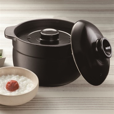 ２号炊きの土鍋 イシガキ デリッシュライフ レンジ＆直火対応炊飯土鍋二重蓋 2合