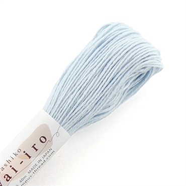 刺し子糸　Sashiko Awai-iro　単色(ベビーブルー A4)