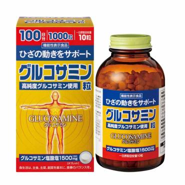グルコサミン粒 1000粒 オリヒロプランデュ 【機能性表示食品