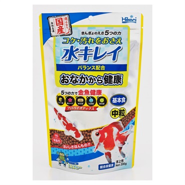 きんぎょのえさ5つの力 基本食 中粒 200g キョーリン