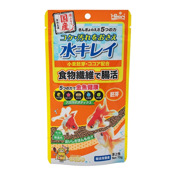 ひかり きんぎょのえさ5つの力 胚芽 特小粒 70g Hikari キョーリン(70g)