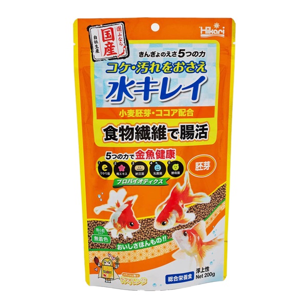 ひかり きんぎょのえさ5つの力 胚芽 特小粒 200g Hikari キョーリン(200g)