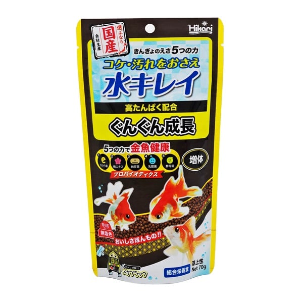 ひかり きんぎょのえさ5つの力 増体 特小粒 70g Hikari キョーリン(70g)