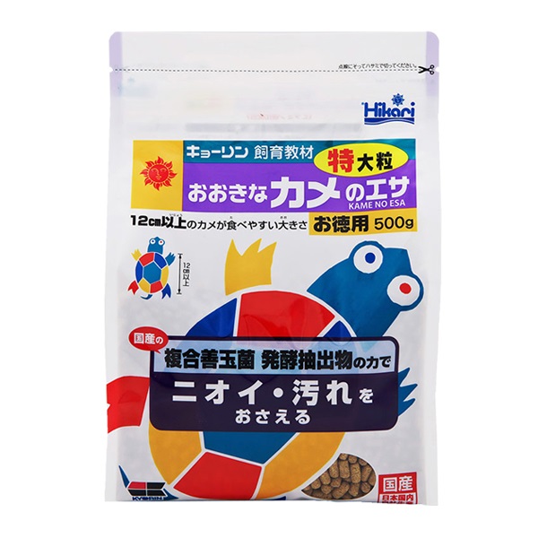 おおきなカメのエサ 特大粒 500g キョーリン(500g)