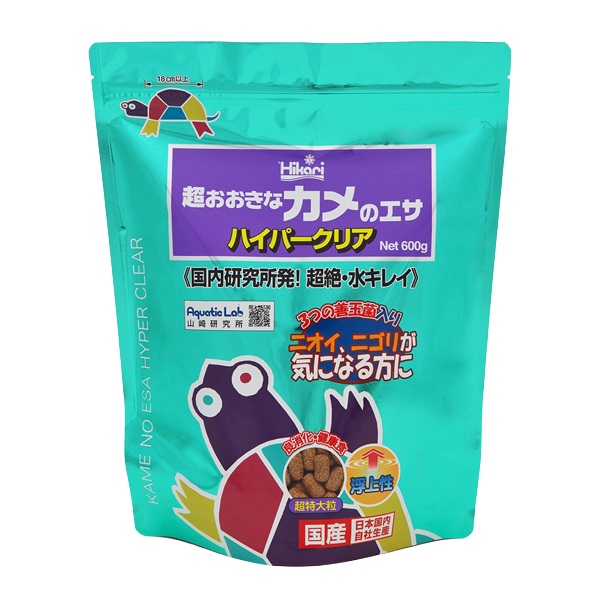 ひかり 超おおきなカメのエサ ハイパークリア 600g Hikari キョーリン(600g)