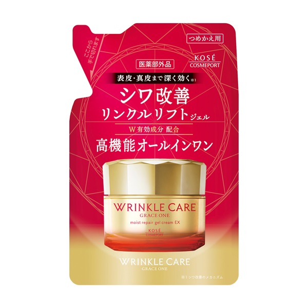 グレイスワン リンクルケア モイストリペア ジェルクリーム EX 詰替 90g GRACEONE コーセーコスメポート 【医薬部外品】(90g)
