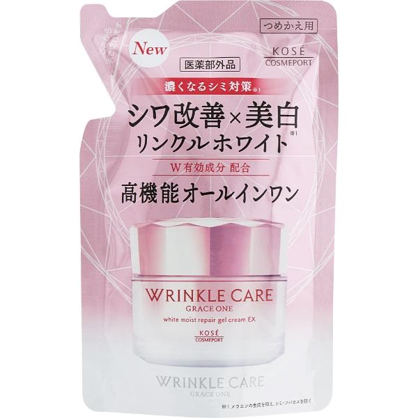 *:☆ コーセーグレイスワン リンクルケア モイストジェルクリーム10個 ☆:* GRACEONE グレイスワン リンクルケア ホワイトジェルクリームEX替