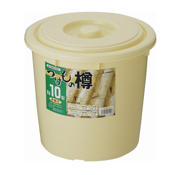 長谷園 漬物器 ぬか漬け器 長角型 水抜き付き 「 つけもの名人 」 約