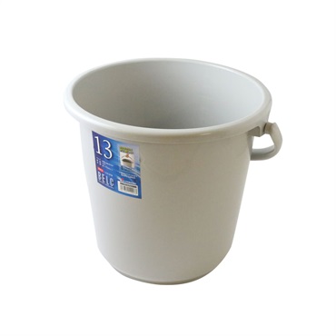 ベルク　バケツ　ライトグレー　手が痛くなりにくい　清掃用品(13L)