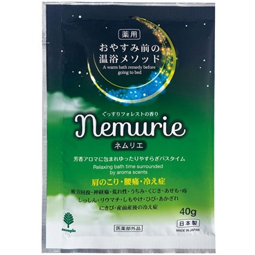 おやすみネムリエ　入浴剤(フォレストの香り)